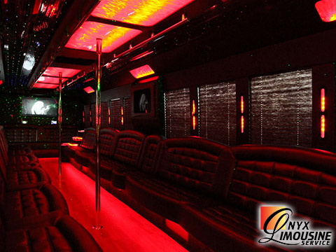 Best Houston Party Limo Bus Rental, Raythoon Mobile Club